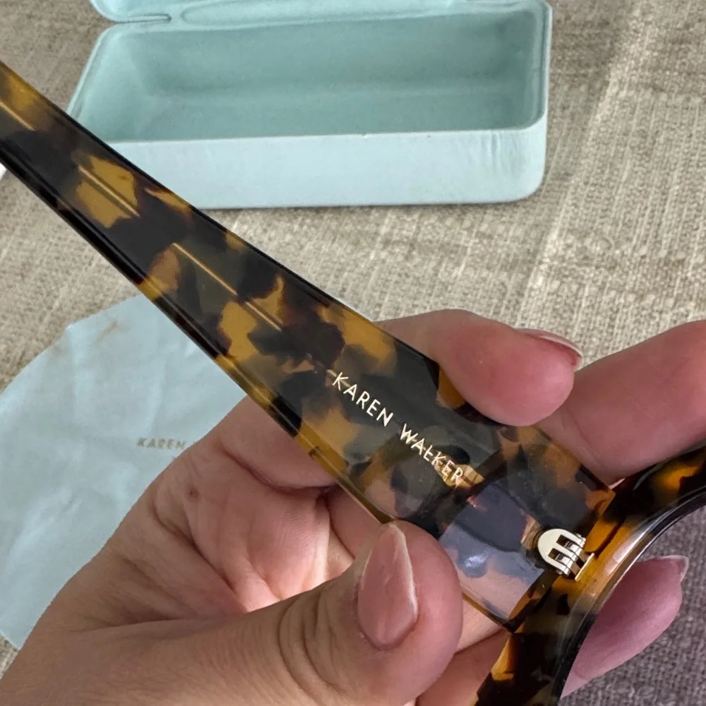 Karen Walker return to sender Tortoise Sunglasses - Picture 6 of 9